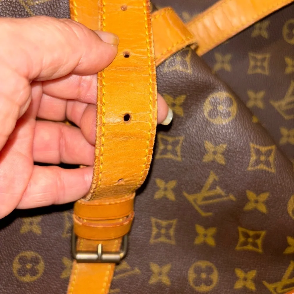 Louise Vuitton Large Saddle Bag Good Condition Great Corners Clean with COA